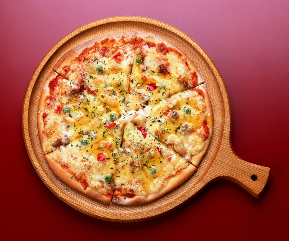 Обои фон, еда, красный, вкусно, пицца, background, food, red, delicious, pizza разрешение 2950x2094 Загрузить