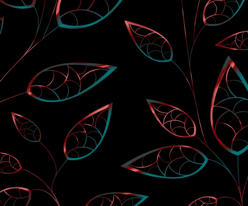 Обои обои, листья, узор, градиент, wallpaper, leaves, pattern, gradient разрешение 2560x1600 Загрузить