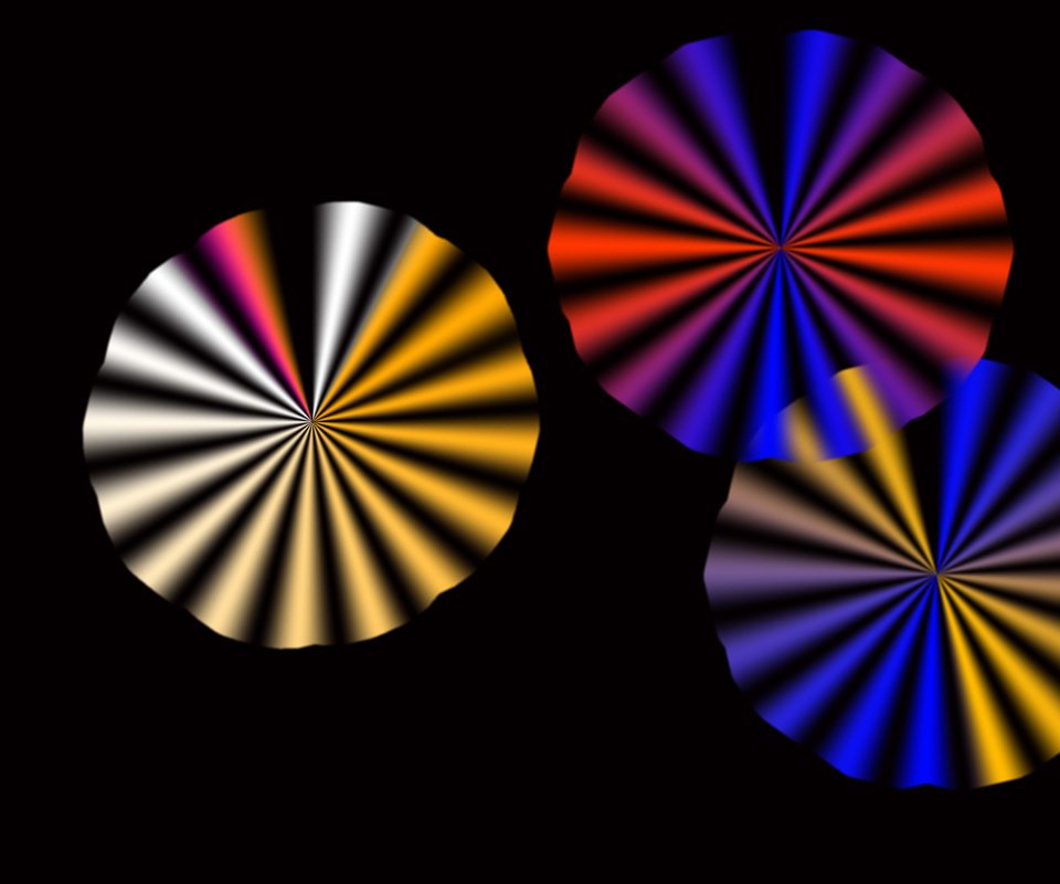 Обои абстракция, круги, черный фон, abstraction, circles, black background разрешение 1920x1200 Загрузить
