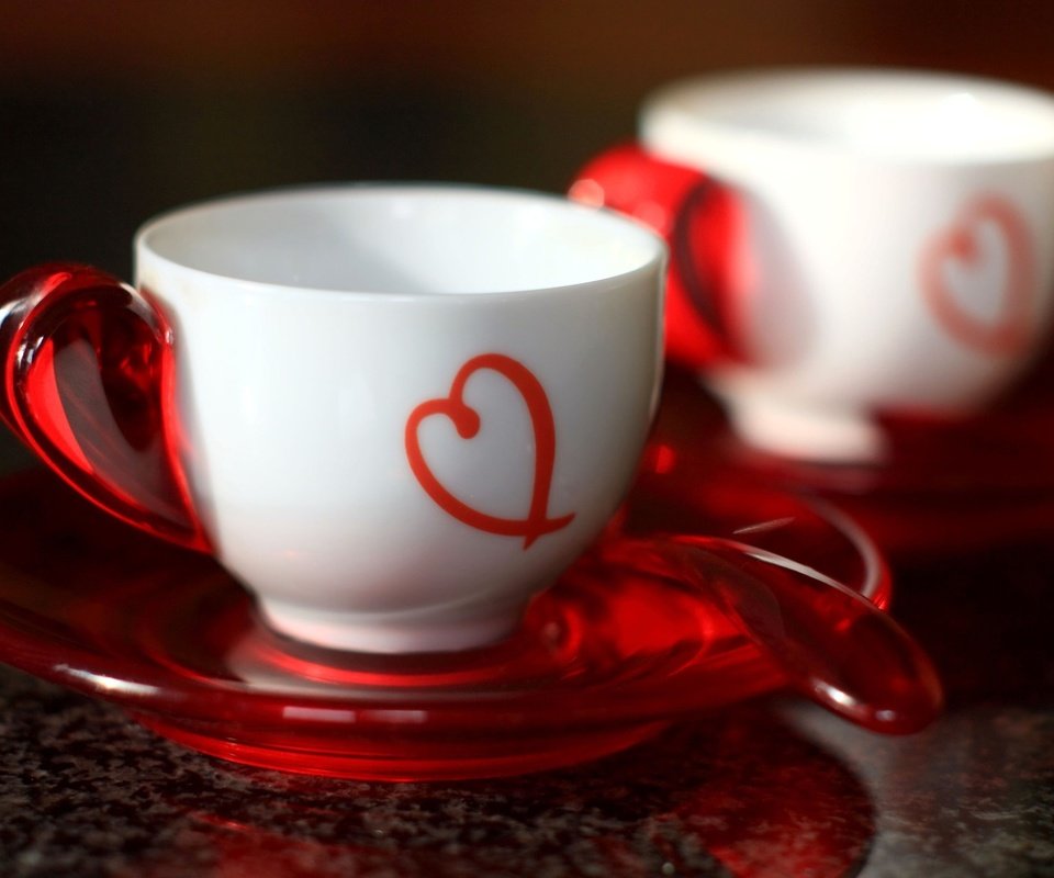 Обои сердце, чашка, белая, красиво, красное, ложка, heart, cup, white, beautiful, red, spoon разрешение 1920x1280 Загрузить
