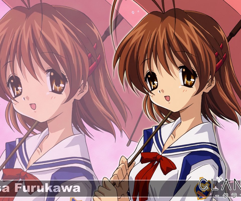 Обои clannad, furukawa nagisa, клавиша, key разрешение 1920x1200 Загрузить