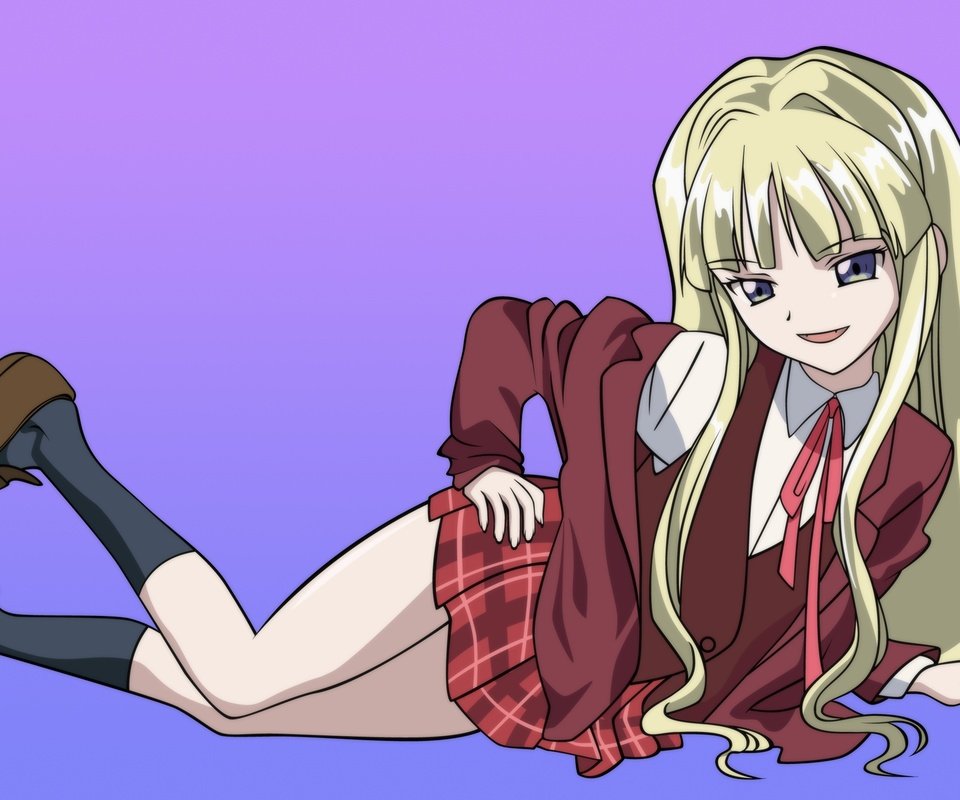 Обои mahou sensei negima, evangeline a k mcdowell разрешение 1920x1200 Загрузить