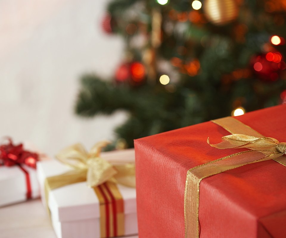 Обои новый год, зима, подарки, олени, праздник, рождество, коробки, new year, winter, gifts, deer, holiday, christmas, box разрешение 1920x1200 Загрузить