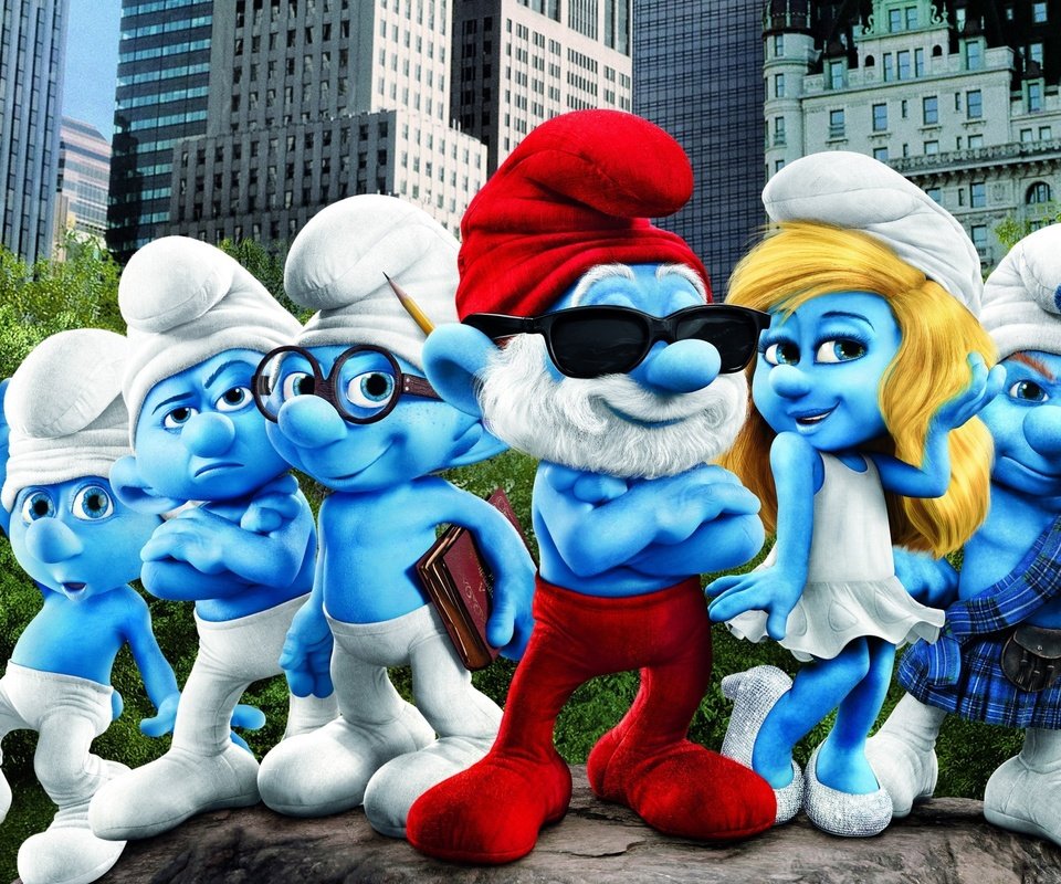 Обои мультик, смурфики, смурфетта, cartoon, the smurfs, smurfette разрешение 2560x1600 Загрузить