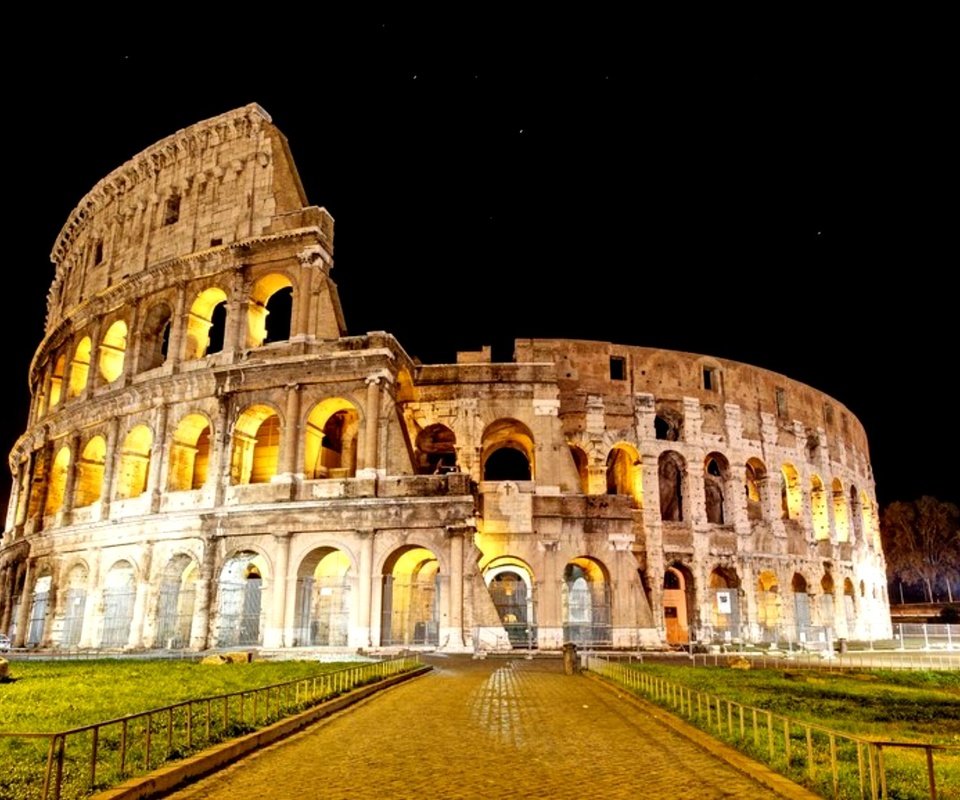 Обои ночь, италия, колизей, рим, night, italy, colosseum, rome разрешение 2000x1284 Загрузить