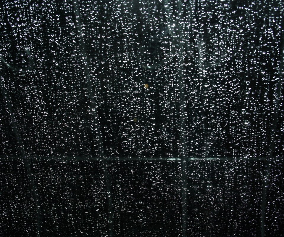 Обои ночь, вода, капли, дождь, окно, стекло, night, water, drops, rain, window, glass разрешение 2560x1600 Загрузить