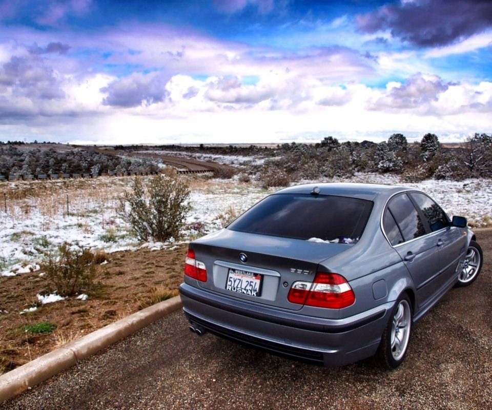 Обои дорога, обочина, бмв, road, roadside, bmw разрешение 2400x1800 Загрузить