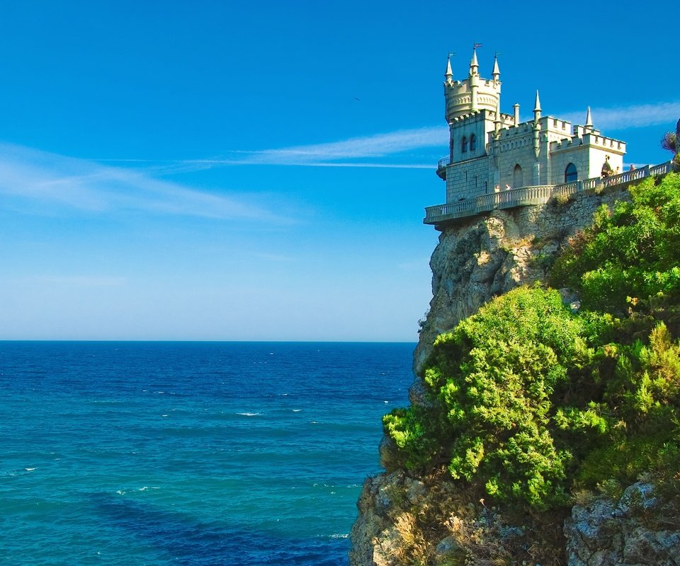 Обои черное море, крым, ласточкино гнездо, the black sea, crimea, swallow's nest разрешение 8462x4760 Загрузить