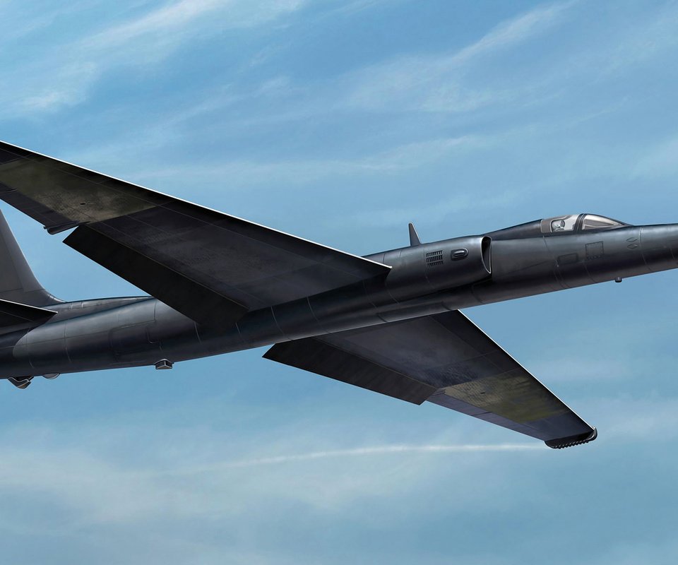 Обои самолет, lockheed, у-2, u-2r, the plane, u-2 разрешение 1920x1080 Загрузить