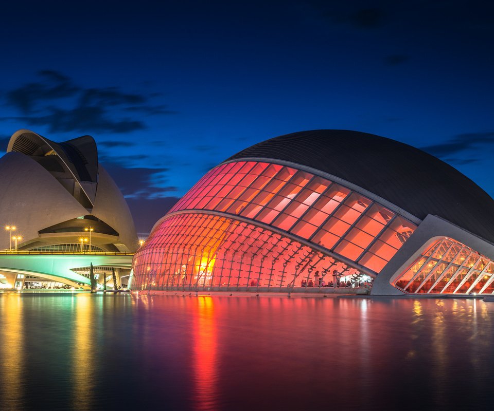 Обои испания, валенсия, город искусств и наук, spain, valencia, the city of arts and sciences разрешение 1920x1080 Загрузить