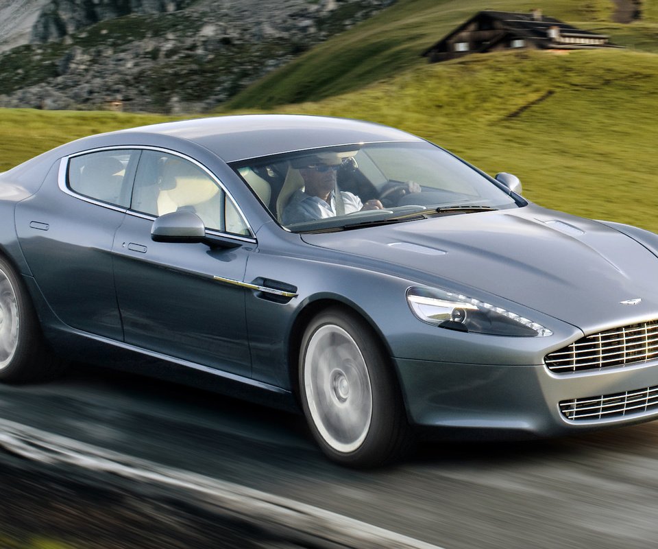 Обои голубая, rapide, астон мартин, blue, aston martin разрешение 1920x1080 Загрузить