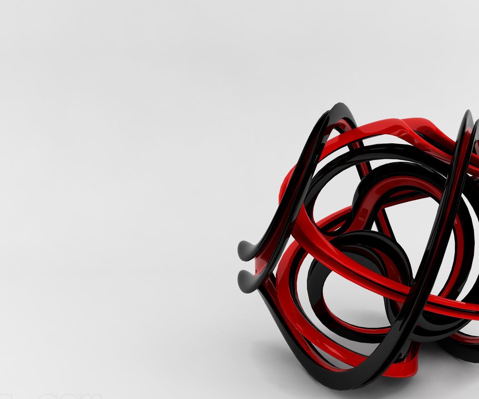 Обои черный, красный, клубок, articulture, black, red, tangle разрешение 1920x1080 Загрузить