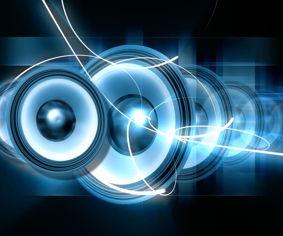 Обои speaker abstract разрешение 1920x1080 Загрузить