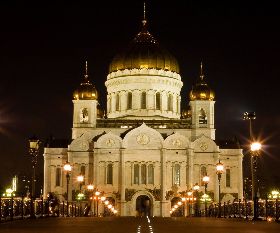 Обои москва - храм христа спасителя, moscow - cathedral of christ the savior разрешение 1920x1080 Загрузить