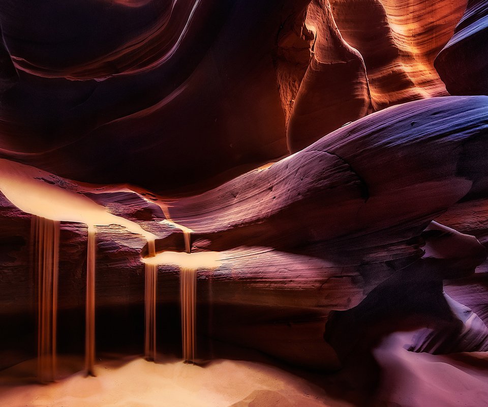 Обои свет, скалы, каньон антилопы, light, rocks, antelope canyon разрешение 1920x1200 Загрузить