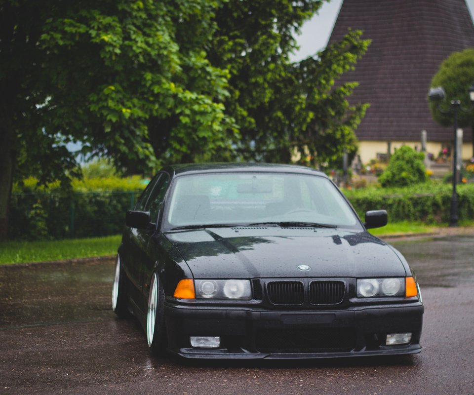 Обои черная, тюнинг, блака, бмв, м3, e36, black, tuning, bmw, m3 разрешение 2560x1600 Загрузить