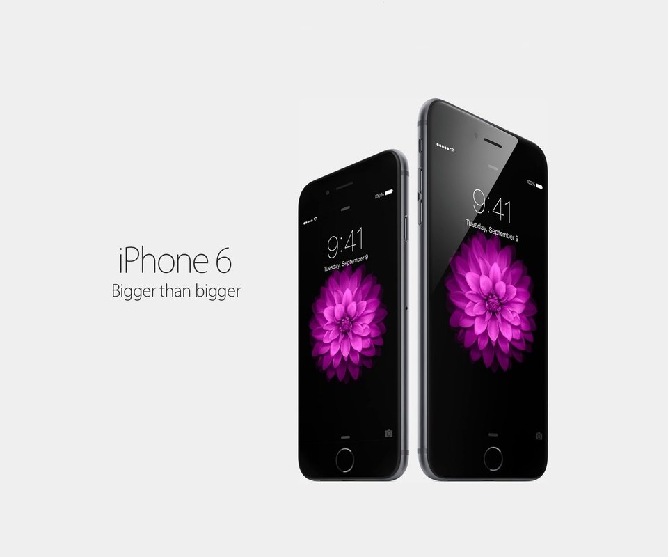 Обои bigger, its better, iphone6, iphone 6 plus, isnt simply, эппл, apple разрешение 2560x1440 Загрузить