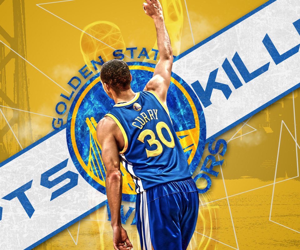 Обои stephen curry, 3pts killer разрешение 1920x1080 Загрузить