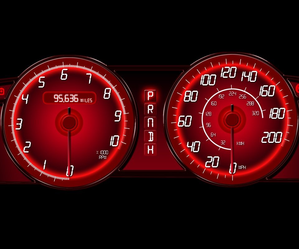 Обои спидометр спортивной машины, speedometer sports car разрешение 2560x1600 Загрузить