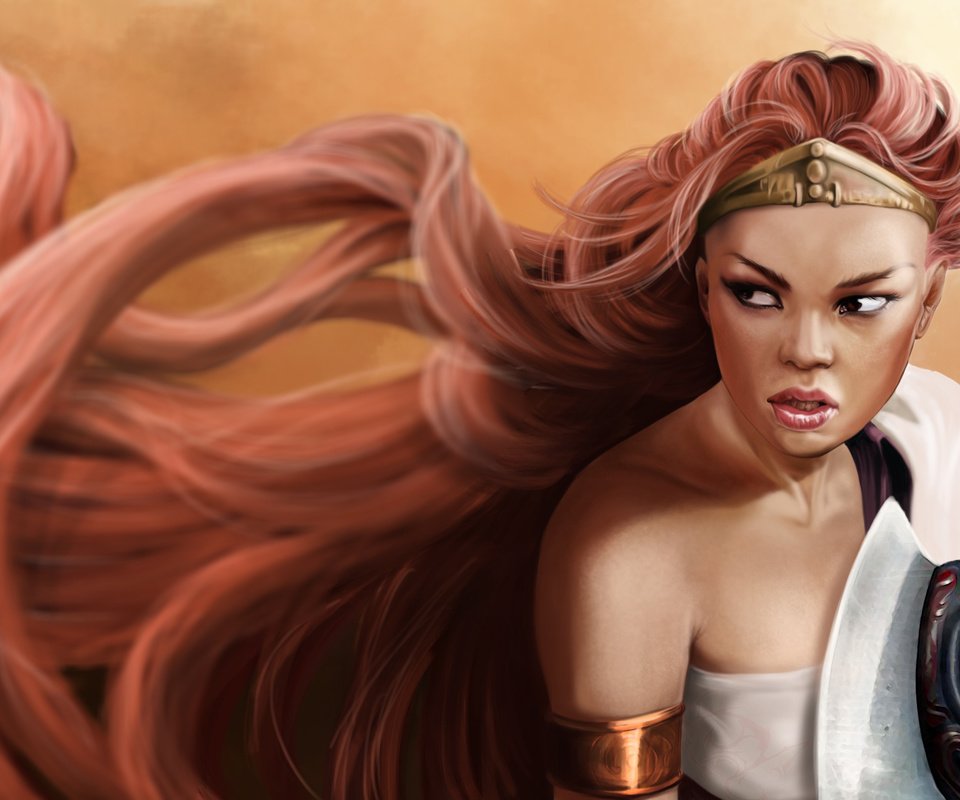 Обои арт, девушка, небесный меч, art, girl, heavenly sword разрешение 2573x1496 Загрузить