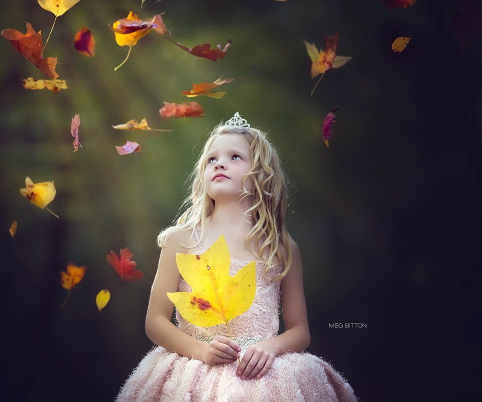 Обои листья, настроение, осень, дети, девочка, leaves, mood, autumn, children, girl разрешение 2048x1363 Загрузить