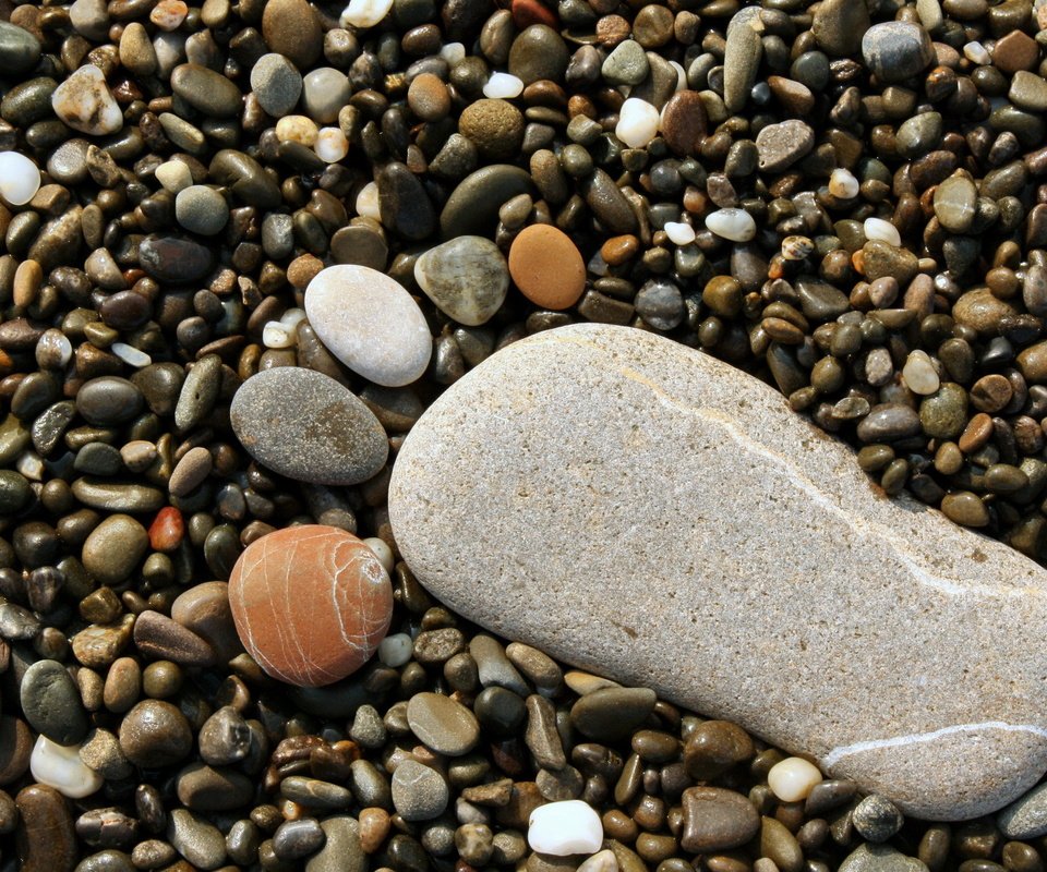 Обои камни, галька, нога, след, ступня, stones, pebbles, leg, trail, foot разрешение 2560x1600 Загрузить