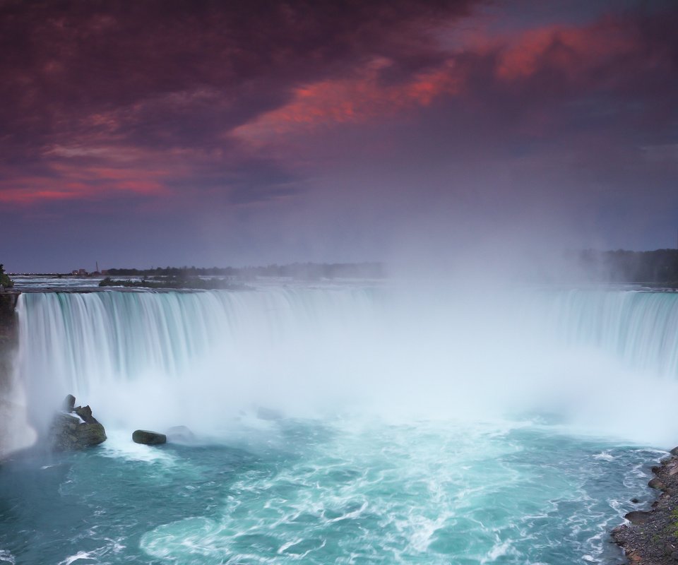 Обои водопад, ниагара, обрушивается, waterfall, niagara, falls разрешение 2560x1600 Загрузить