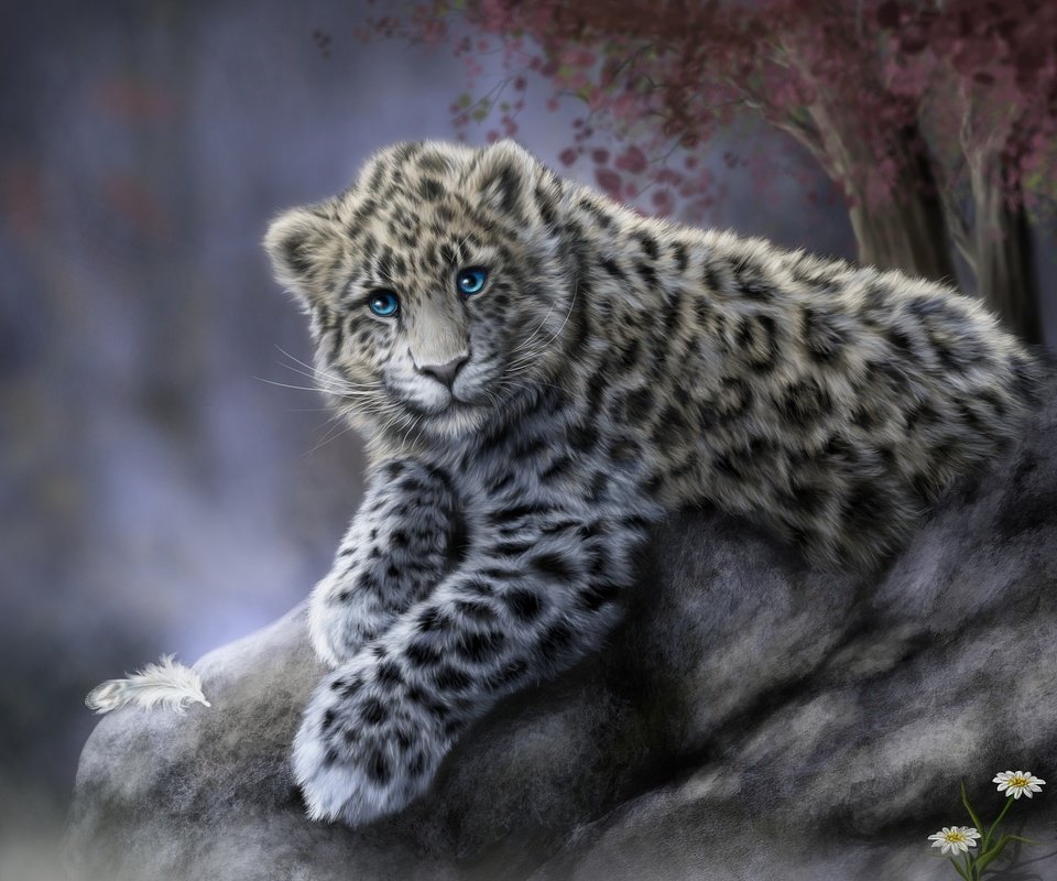 Обои арт, леопард, дальневосточный, art, leopard, far east разрешение 2382x1764 Загрузить