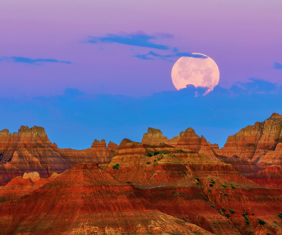 Обои утро, сша, южная дакота, национальный парк бэдлендс, morning, usa, south dakota, badlands national park разрешение 1920x1200 Загрузить