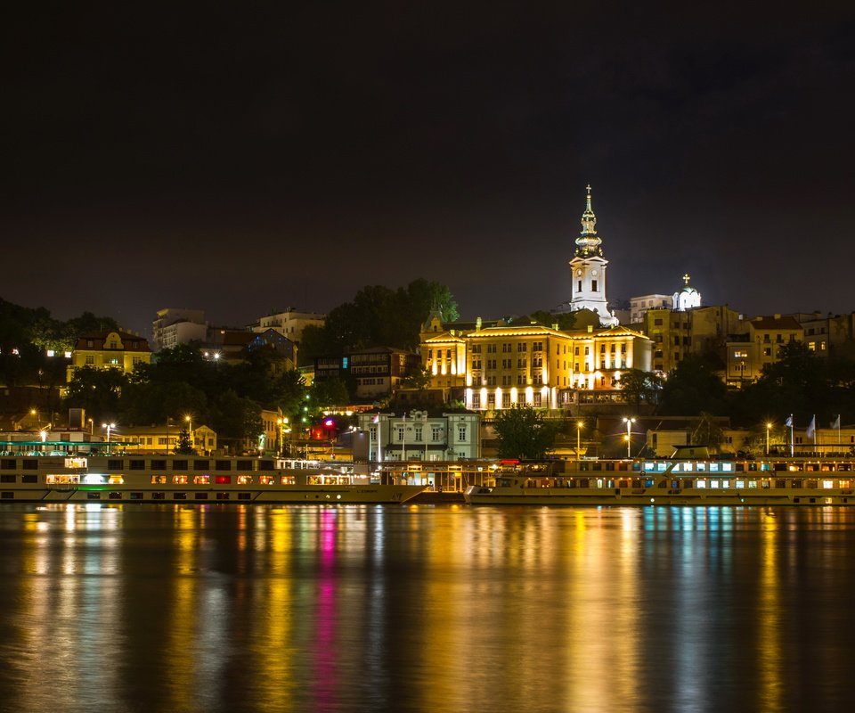 Обои ночь, огни, река, город, сербия, belgrade, night, lights, river, the city, serbia разрешение 3456x2304 Загрузить