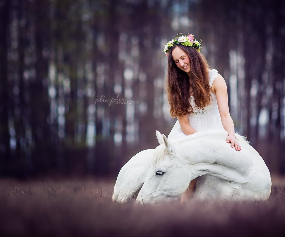 Обои природа, девушка, конь, nature, girl, horse разрешение 1920x1280 Загрузить