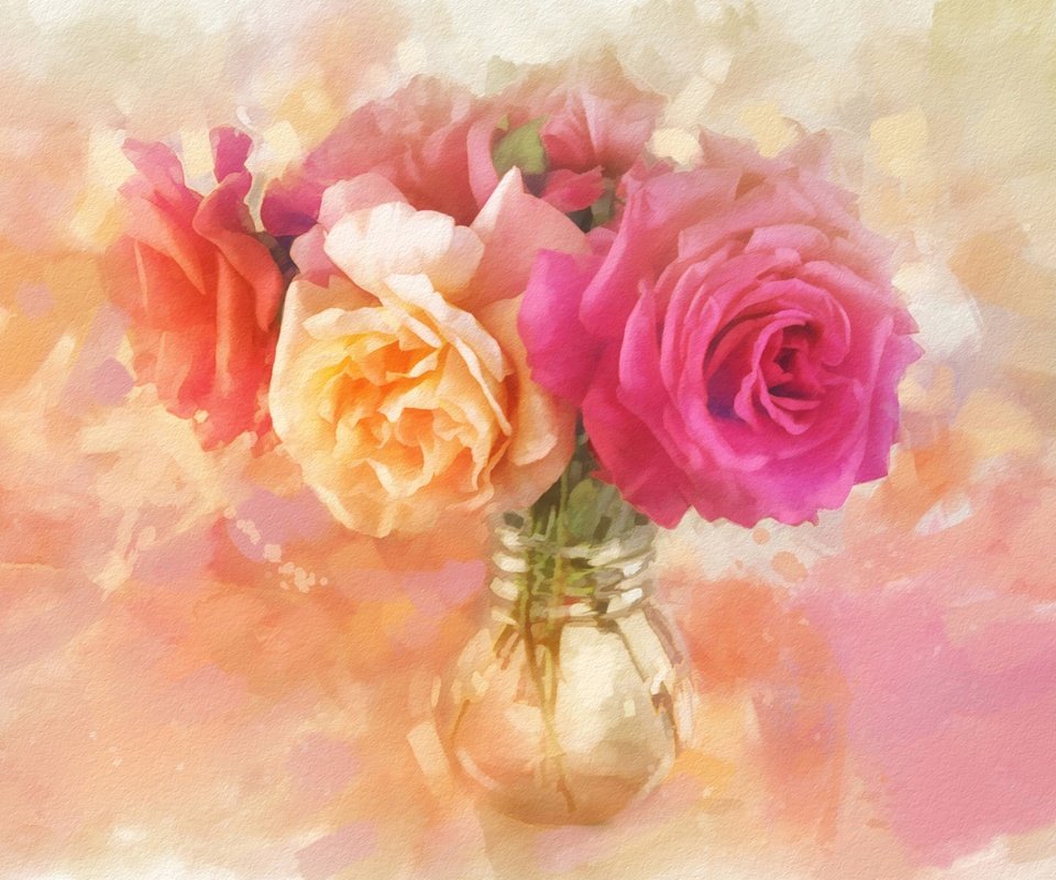 Обои цветы, розы, букет, flowers, roses, bouquet разрешение 3000x1984 Загрузить