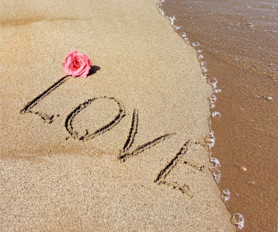 Обои песок, пляж, роза, любовь, романтик, песка, влюбленная, sand, beach, rose, love, romantic разрешение 2500x2200 Загрузить