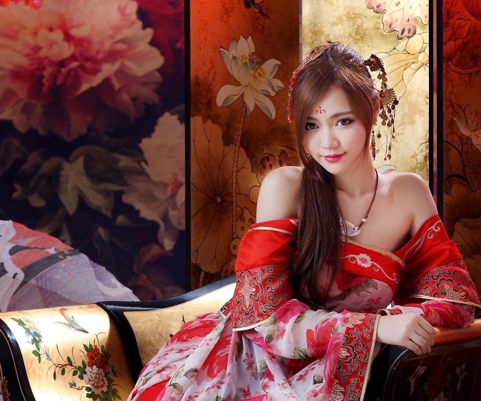 Обои стиль, азиатка, девушка, настроение, поза, взгляд, модель, лицо, кимоно, style, asian, girl, mood, pose, look, model, face, kimono разрешение 2048x1365 Загрузить