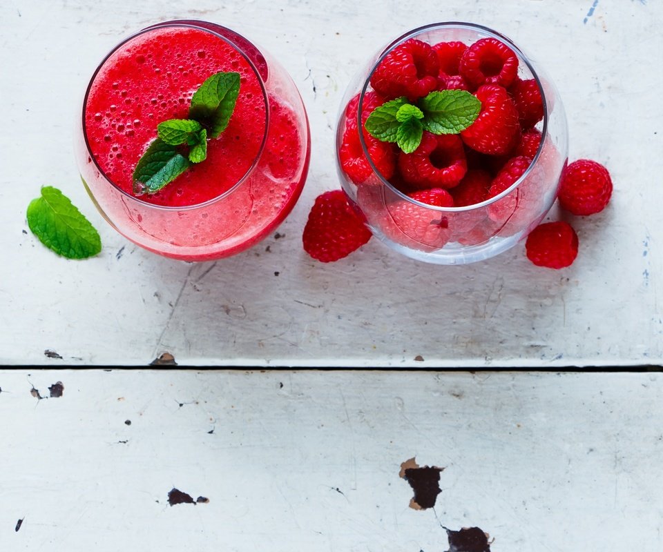 Обои мята, напиток, малина, ягоды, стаканы, сок, фреш, mint, drink, raspberry, berries, glasses, juice, fresh разрешение 5184x3456 Загрузить