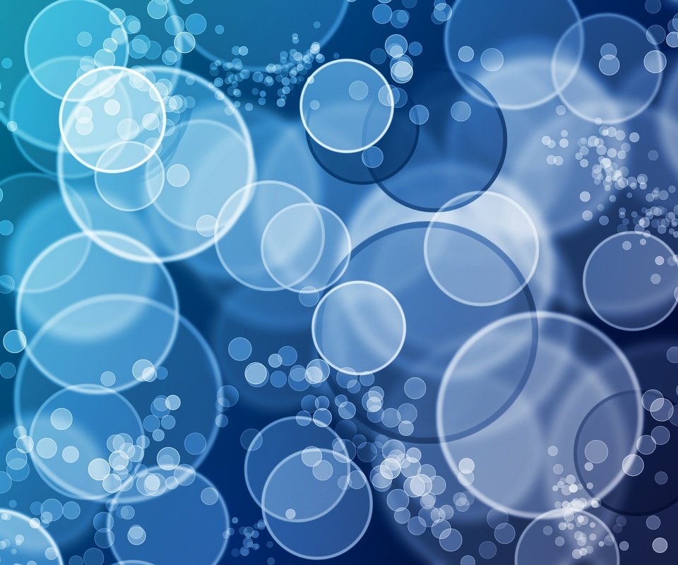 Обои абстракция, фон, синий, цвет, пузыри, голубой, круги, abstraction, background, blue, color, bubbles, circles разрешение 3840x2400 Загрузить