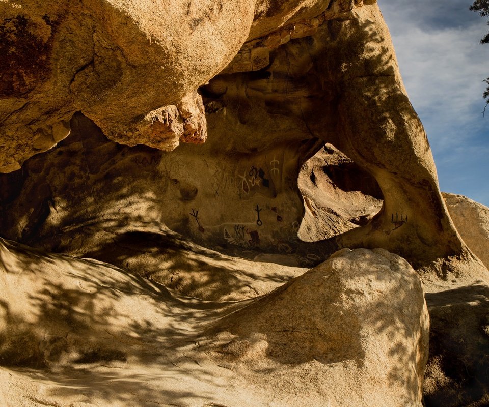 Обои скалы, пустыня, сша, калифорния, национальный парк джошуа-три, rocks, desert, usa, ca, national park joshua tree разрешение 2048x1365 Загрузить