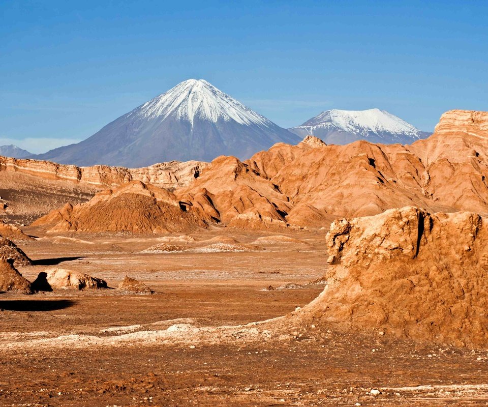 Обои пустыня, вулкан, вершина, чили, атакама, долина луны, xura, desert, the volcano, top, chile, atacama, valley of the moon разрешение 4256x2832 Загрузить