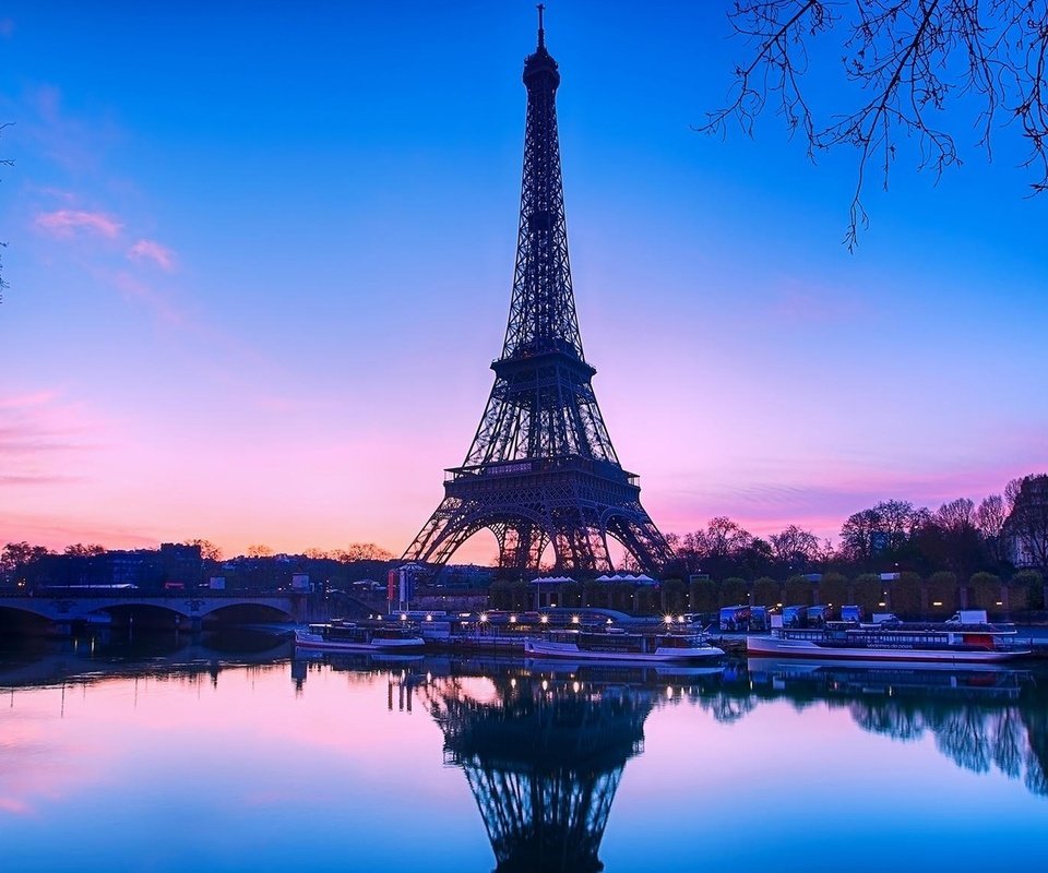 Обои париж, набережная, франция, эйфелева башня, paris, promenade, france, eiffel tower разрешение 1920x1080 Загрузить