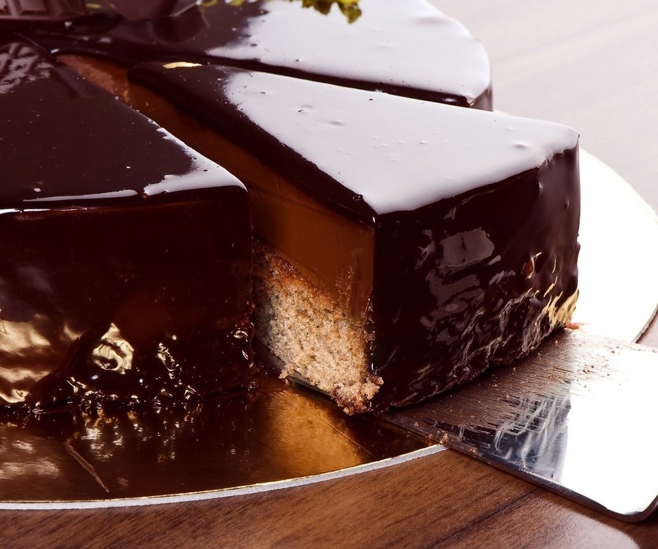 Обои шоколад, сладкое, торт, десерт, шоколадная глазурь, chocolate, sweet, cake, dessert, chocolate glaze разрешение 1920x1080 Загрузить