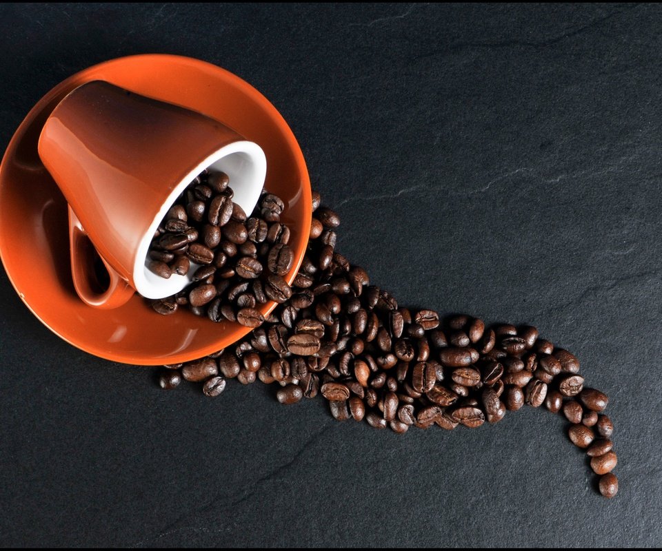 Обои кофе, блюдце, чашка, кофейные зерна, coffee, saucer, cup, coffee beans разрешение 3454x2302 Загрузить