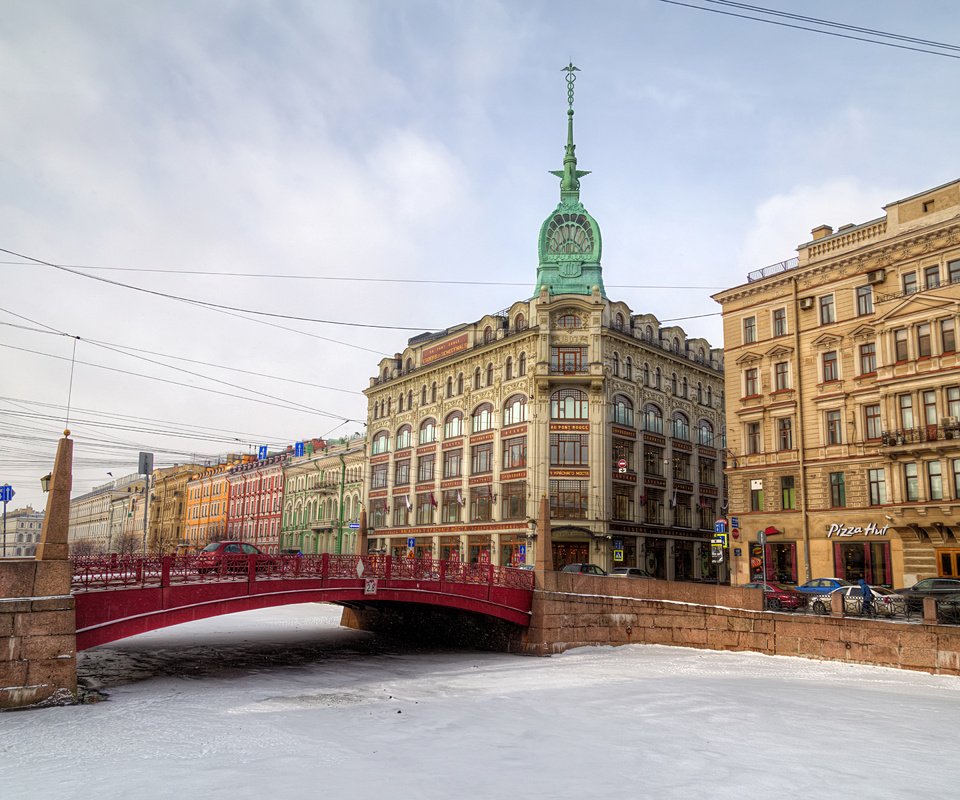 Обои петергоф, река, мост, город, лёд, россия, машины, здания, санкт-петербург, peterhof, river, bridge, the city, ice, russia, machine, building, saint petersburg разрешение 4200x2800 Загрузить