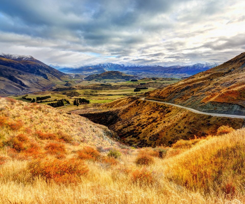 Обои небо, облака, горы, природа, пейзаж, новая зеландия, отаго, the sky, clouds, mountains, nature, landscape, new zealand, otago разрешение 3872x2583 Загрузить