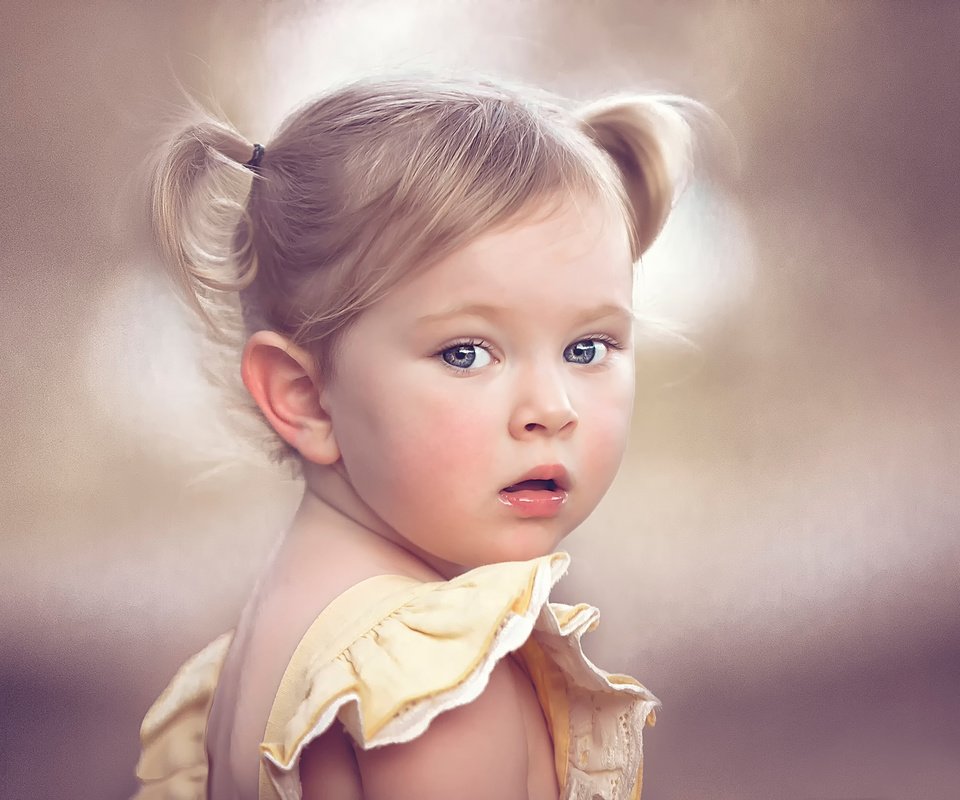 Обои портрет, tonya freeland, дети, девочка, ребенок, голубые глаза, удивление, боке, косички, portrait, children, girl, child, blue eyes, surprise, bokeh, braids разрешение 2048x1588 Загрузить