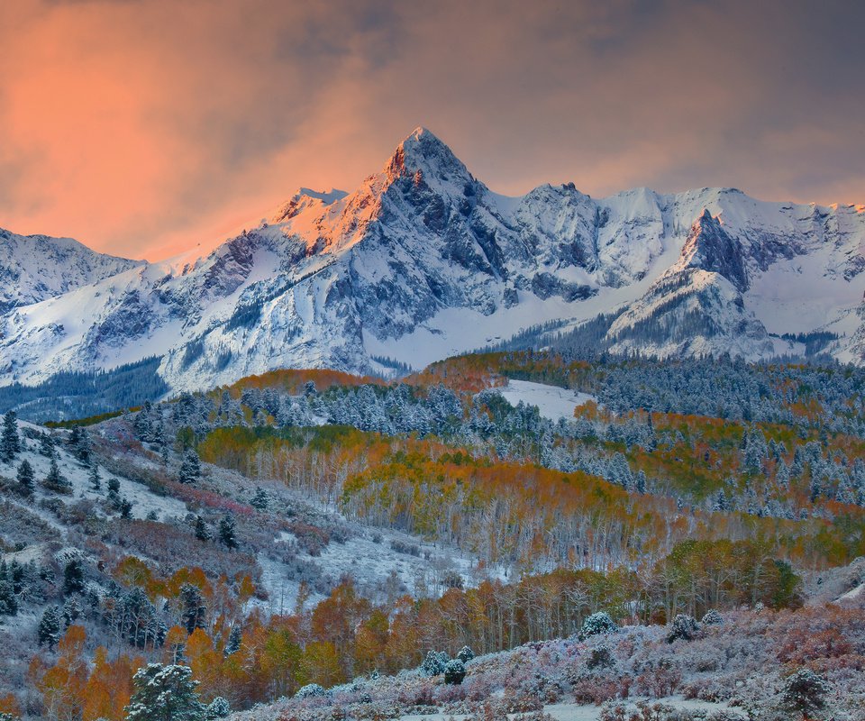 Обои горы, природа, зима, долина, скалистые горы, даллас, штат колорадо, kevin mcneal, mountains, nature, winter, valley, rocky mountains, dallas, colorado разрешение 3000x2000 Загрузить