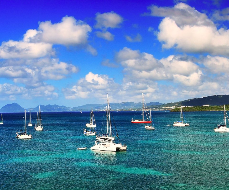 Обои пейзаж, море, яхты, landscape, sea, yachts разрешение 4112x2313 Загрузить