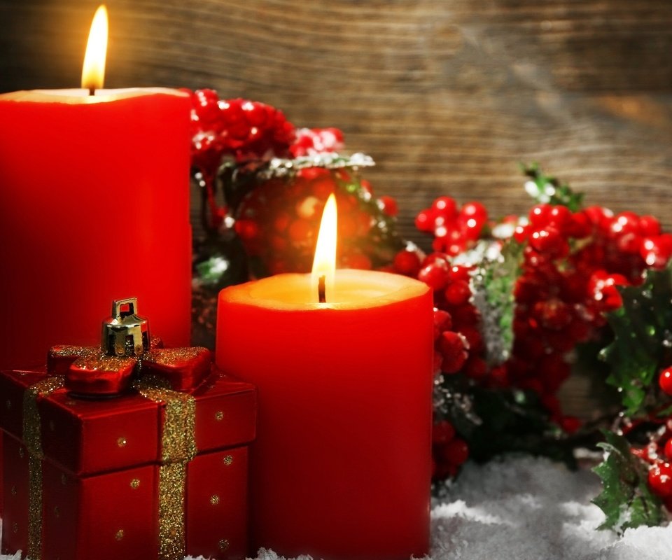 Обои свечи, новый год, рождество, декор, candles, new year, christmas, decor разрешение 2880x1800 Загрузить