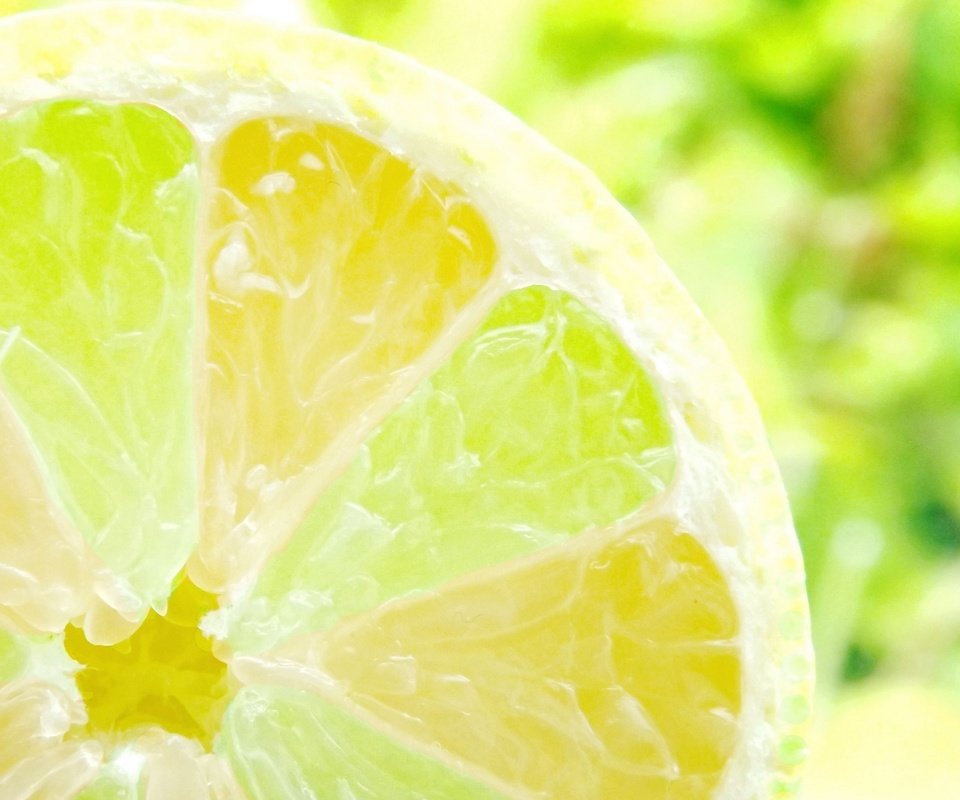 Обои фрукты, лимон, лайм, крупный план, цитрусы, цитрусовые, fruit, lemon, lime, close-up, citrus разрешение 3840x2160 Загрузить