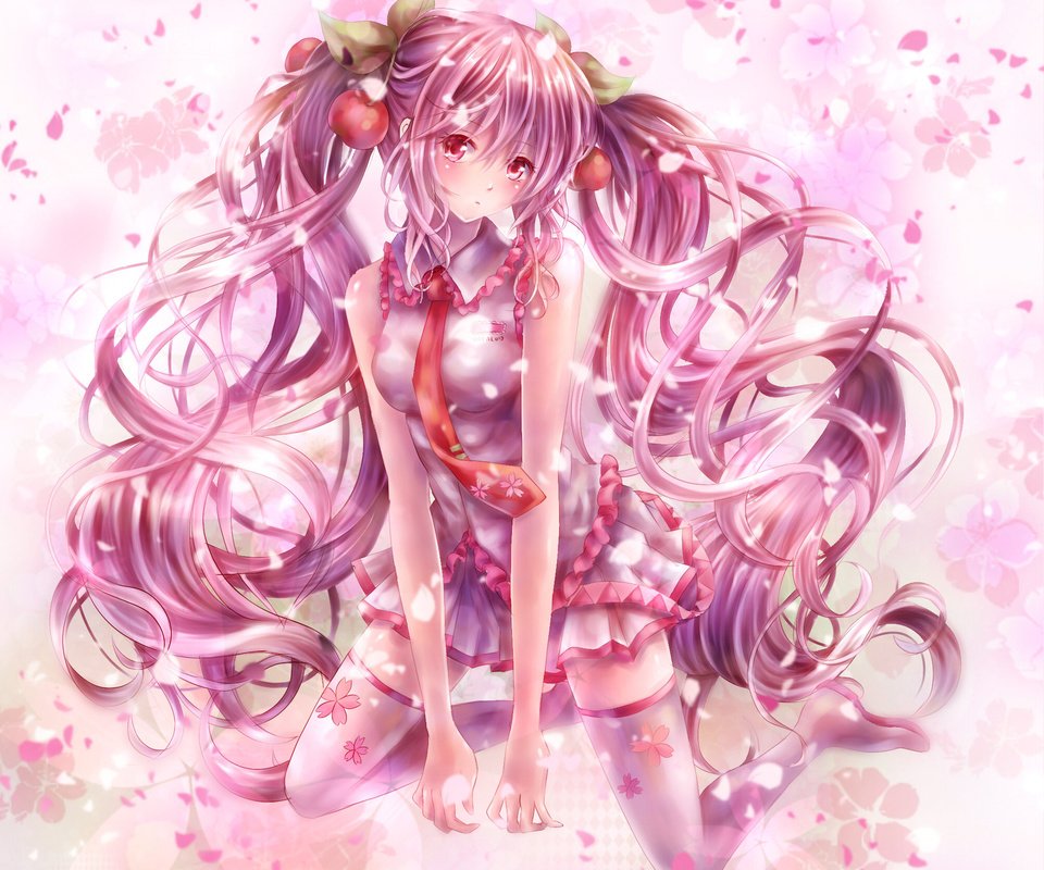 Обои арт, девушка, вокалоид, сакура, sakura miku, tandolcedeco, art, girl, vocaloid, sakura разрешение 2000x2000 Загрузить