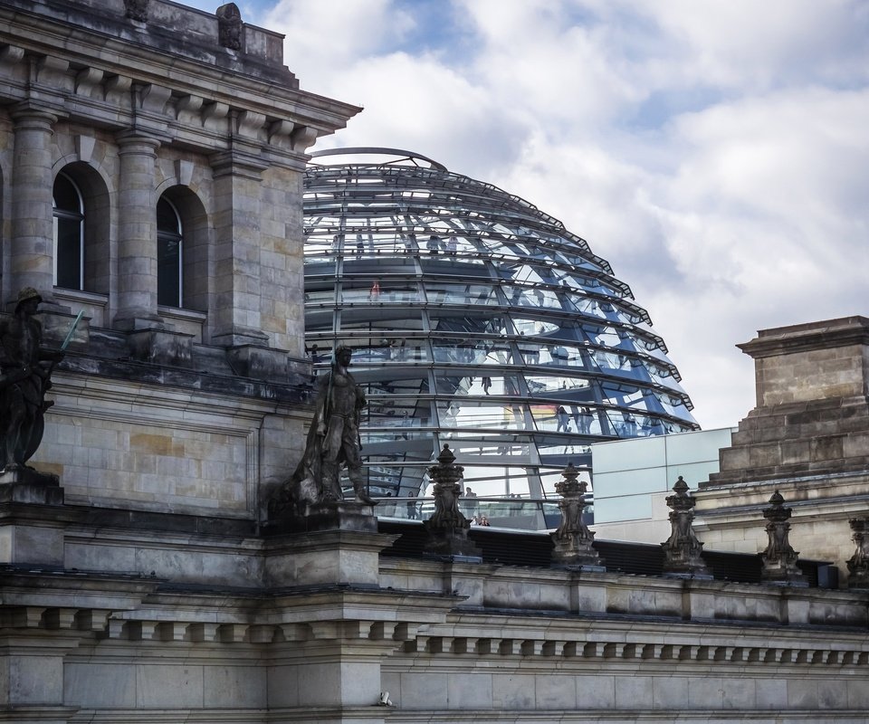 Обои германия, купол, берлин, рейхстаг, germany, the dome, berlin, the reichstag разрешение 2048x1443 Загрузить